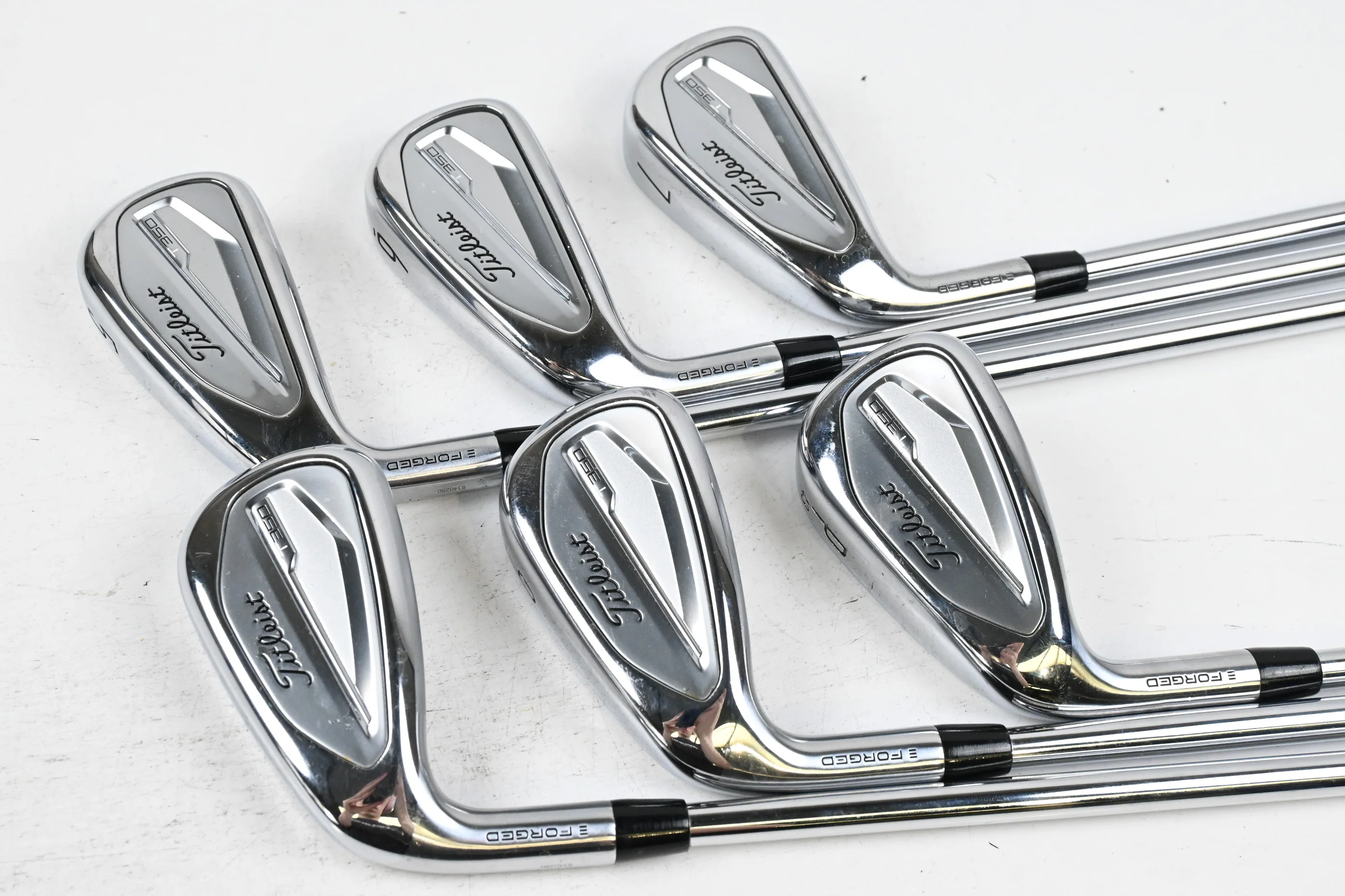 Left Hand Titleist T350 Irons / 5-PW / Regular Flex Dynamic Gold R300 Shafts - Image 2