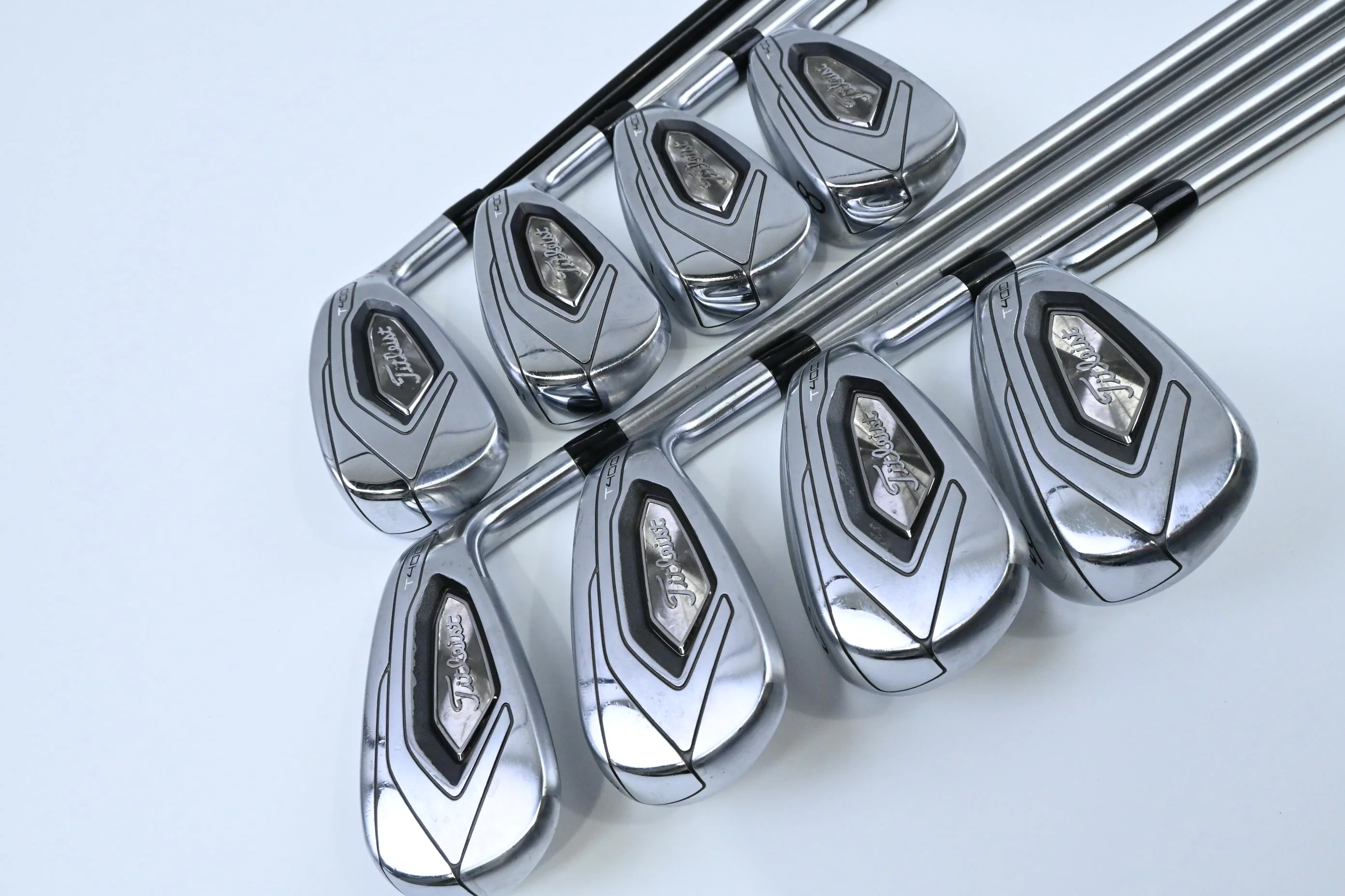 Titleist T400 2020 Irons / 5-PW+43°+49° / Regular Flex Fubuki MV 55 Shafts - Image 2