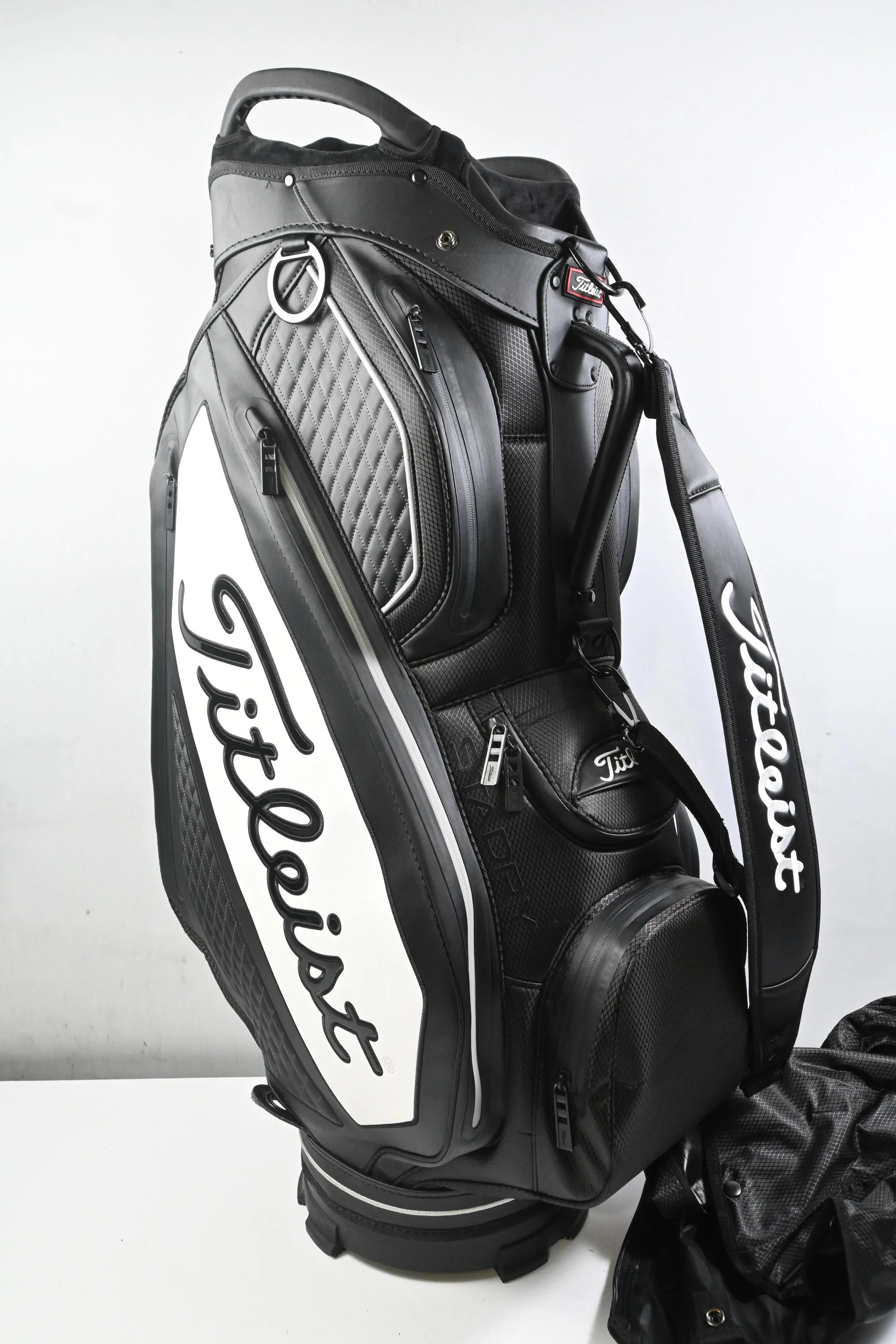 Titleist StaDry Tour Bag / 15-Way Divider / Black & White - Image 2