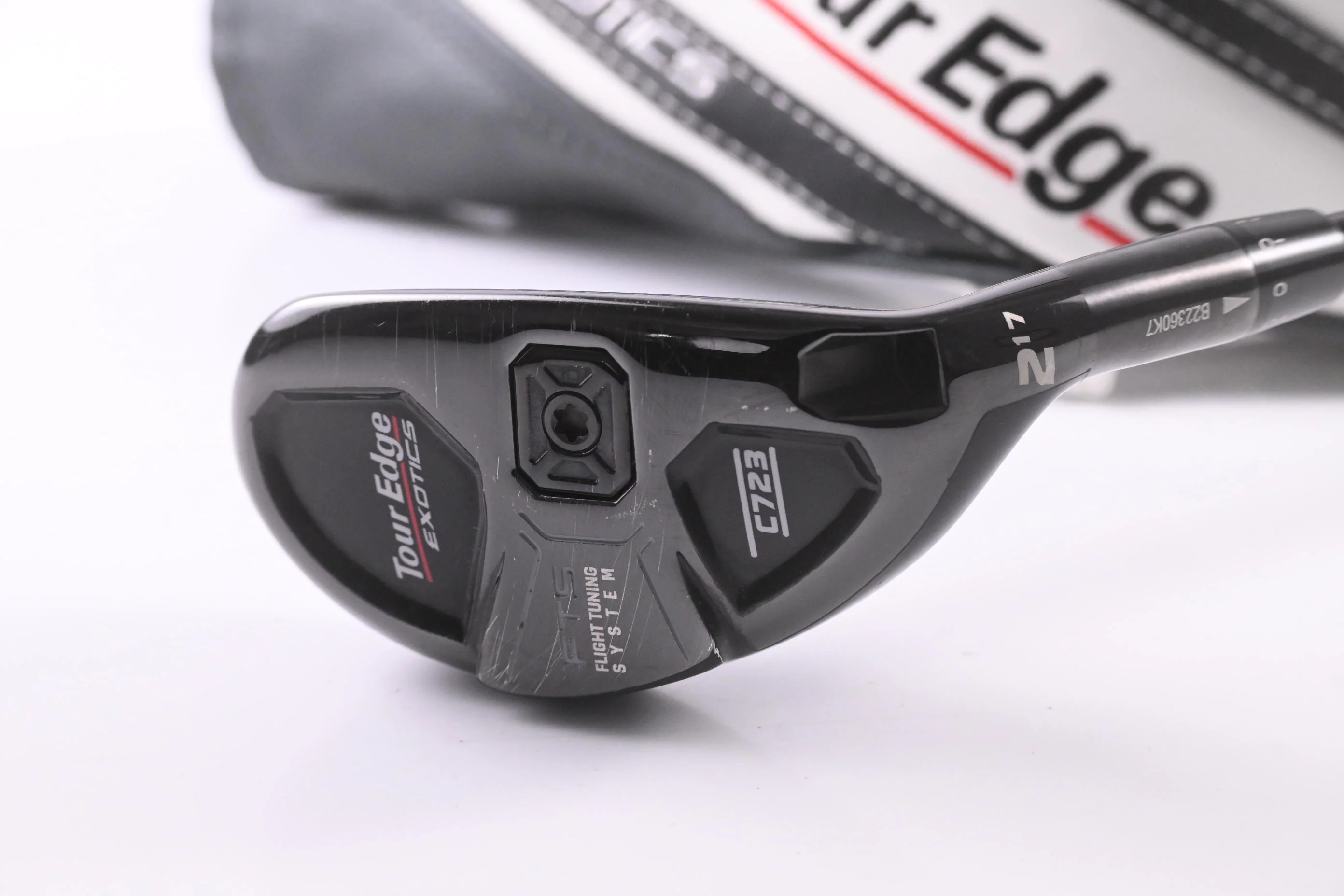 Tour Edge Exotics C723 #2 Hybrid / 17 Degree / Stiff Flex HZRDUS Gen4 Black 80 - Image 2