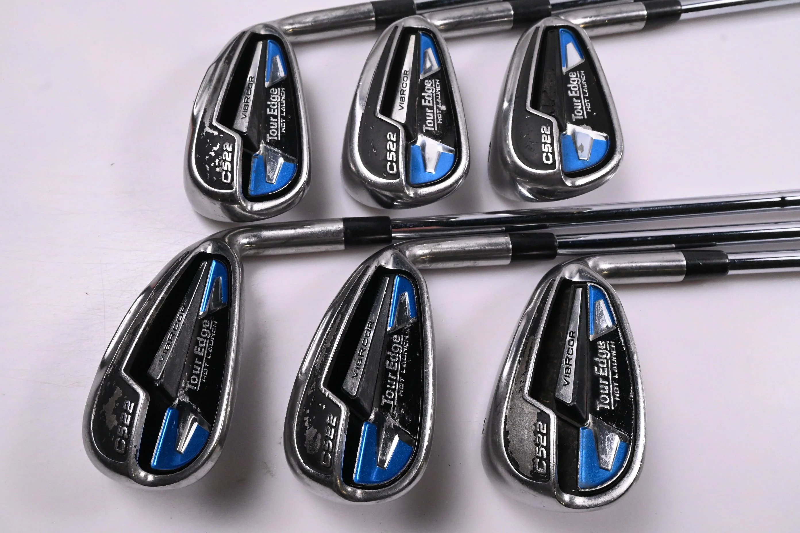 Tour Edge Hot Launch C522 Irons / 5-PW / Stiff Flex KBS MAX 80 Shafts - Image 2