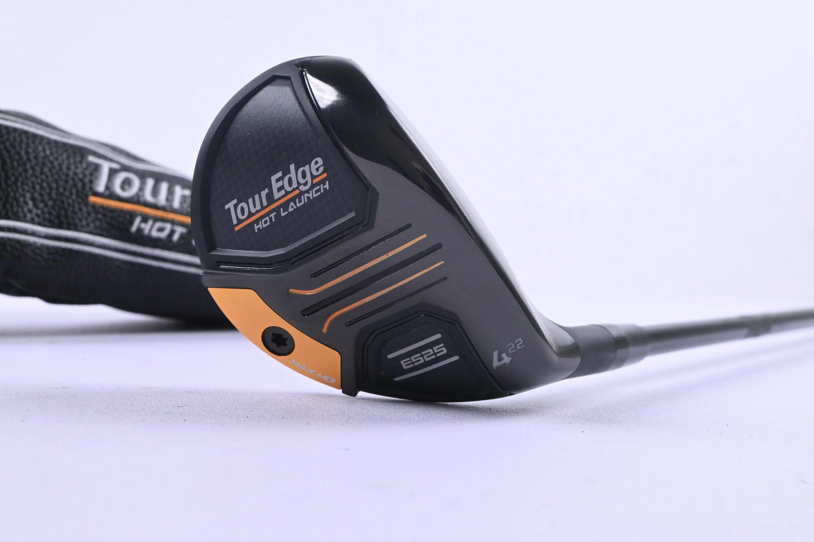 Tour Edge Hot Launch E524 #4 Hybrid / 22 Degree / Regular Flex Helium Black 55