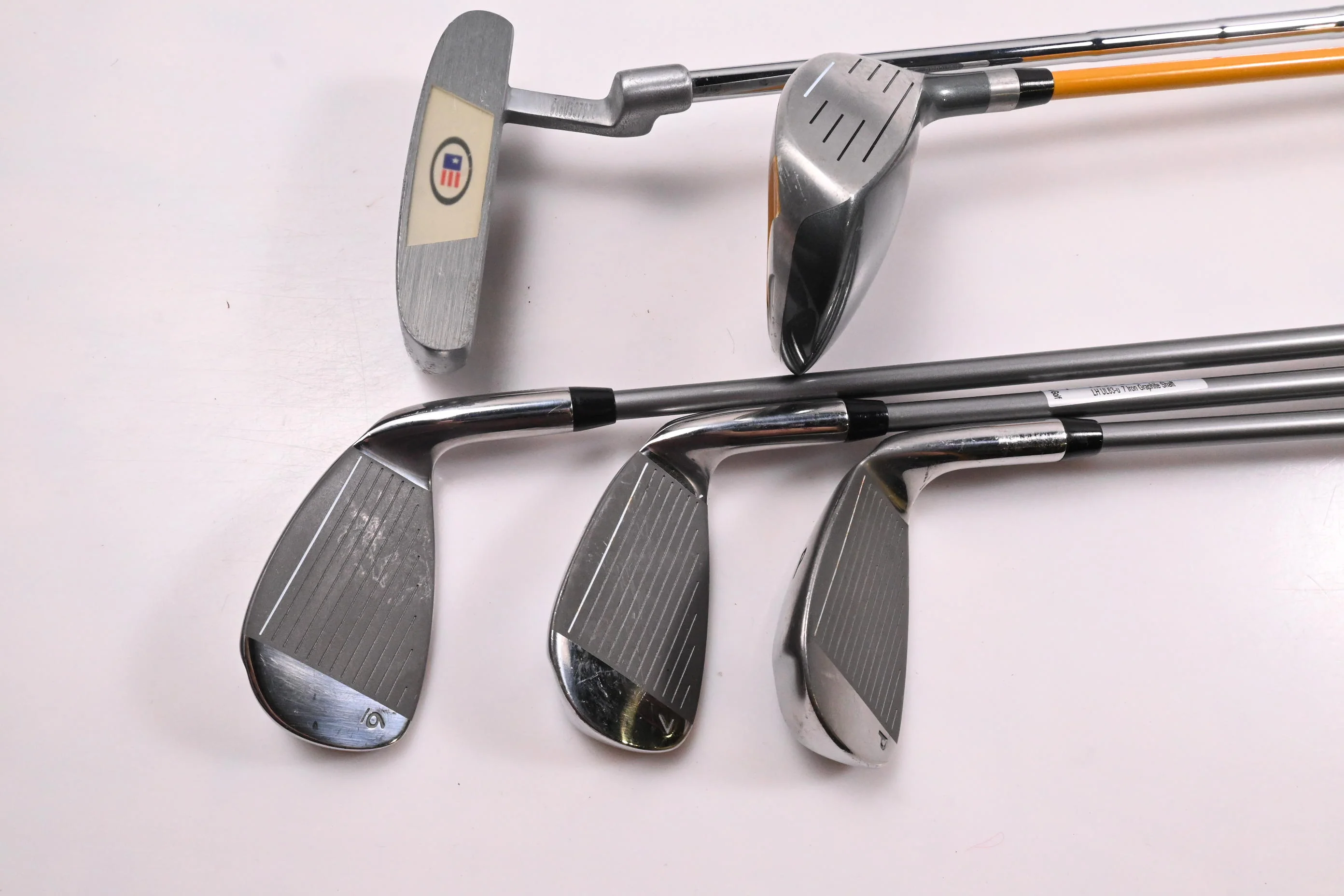 Left Hand US Kids WT-60 Package Set / Woods, Irons, Putter - Image 3