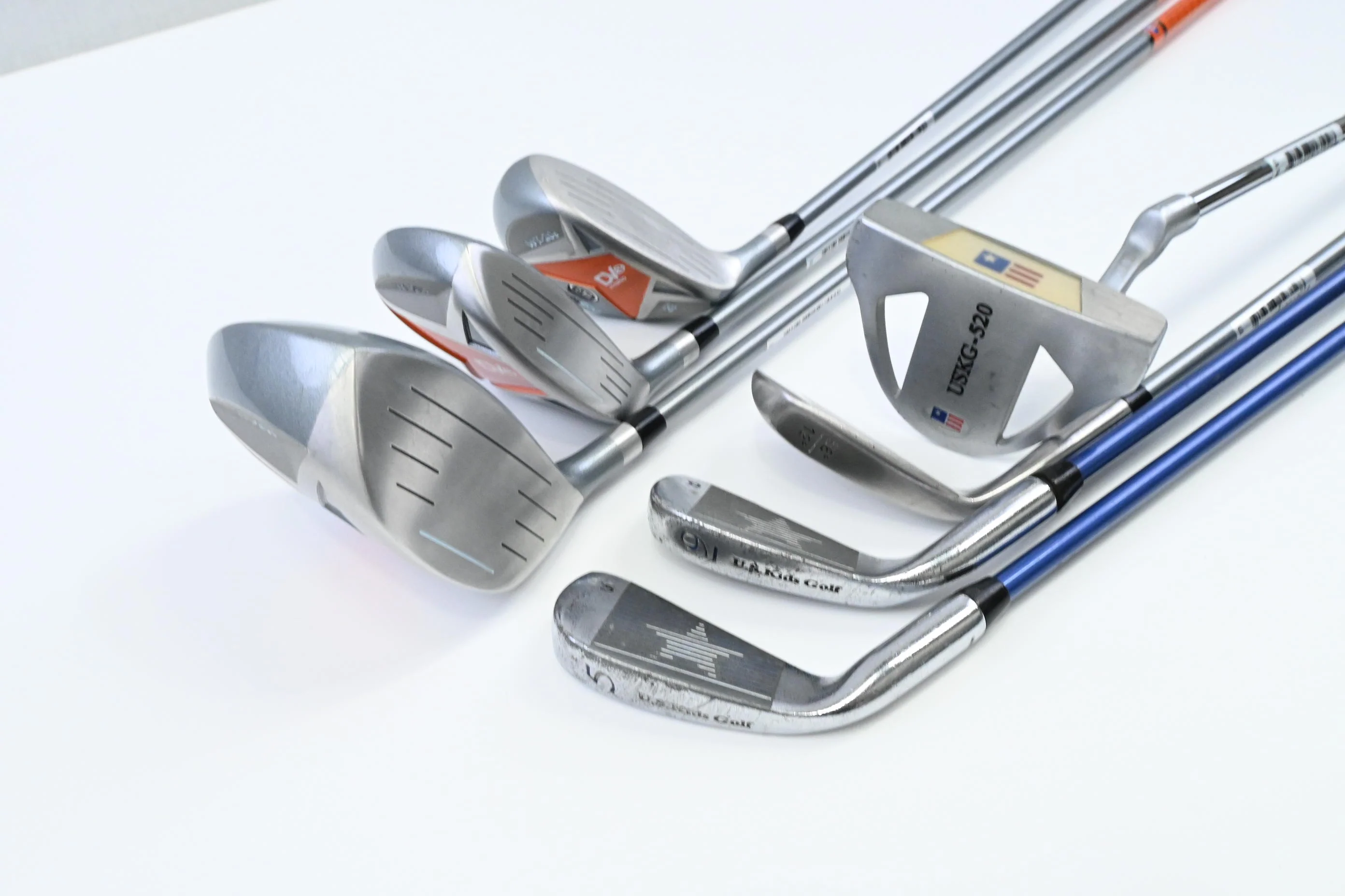 Junior US Kids Ultralight Package Set / Woods, Hybrid, Irons, Putter, Bag - Image 5