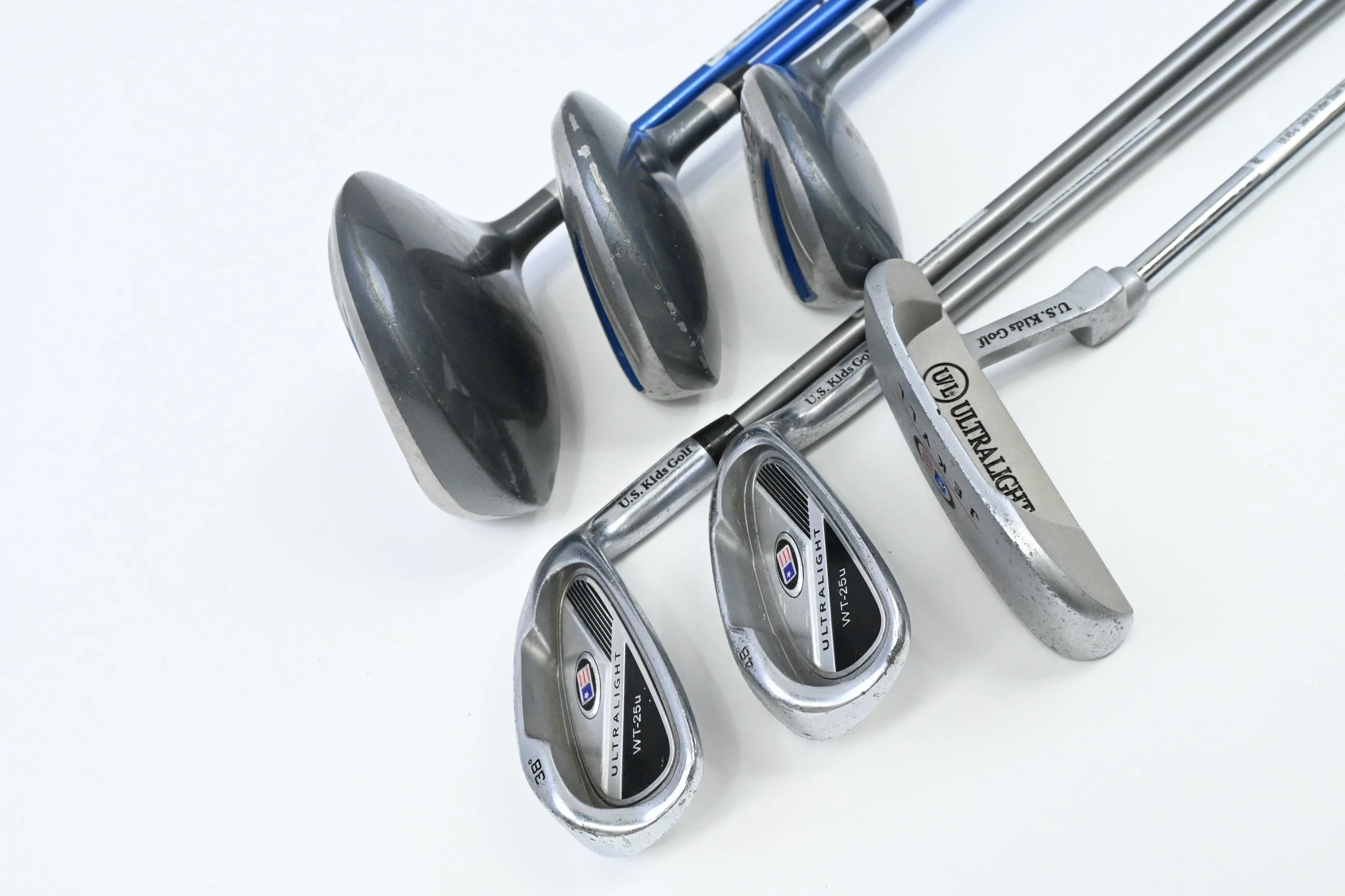 Junior US Kids WT-25 Package Set / Woods, Hybird, Irons, Putter, Bag - Image 3