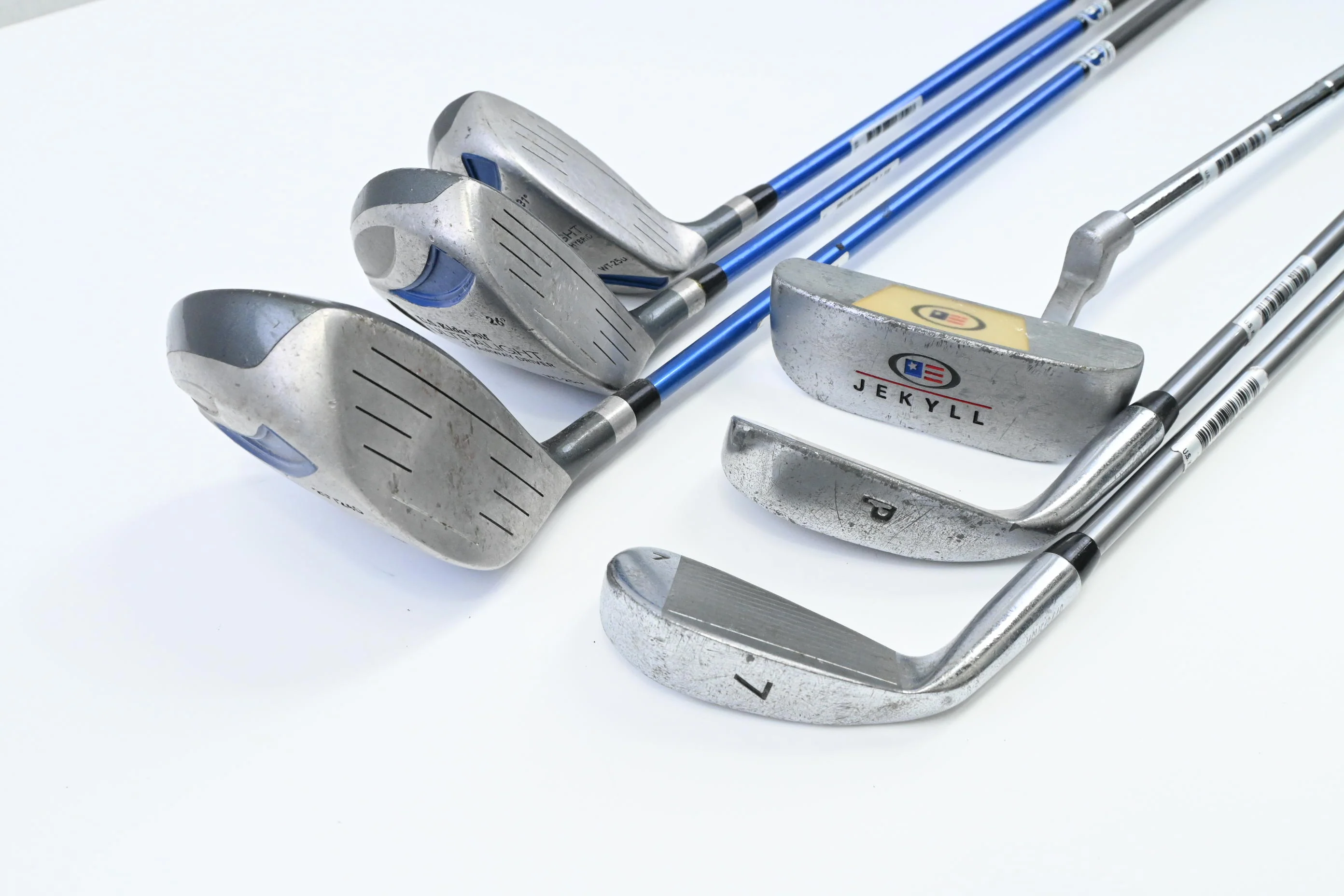 Junior US Kids WT-25 Package Set / Woods, Hybird, Irons, Putter, Bag - Image 5