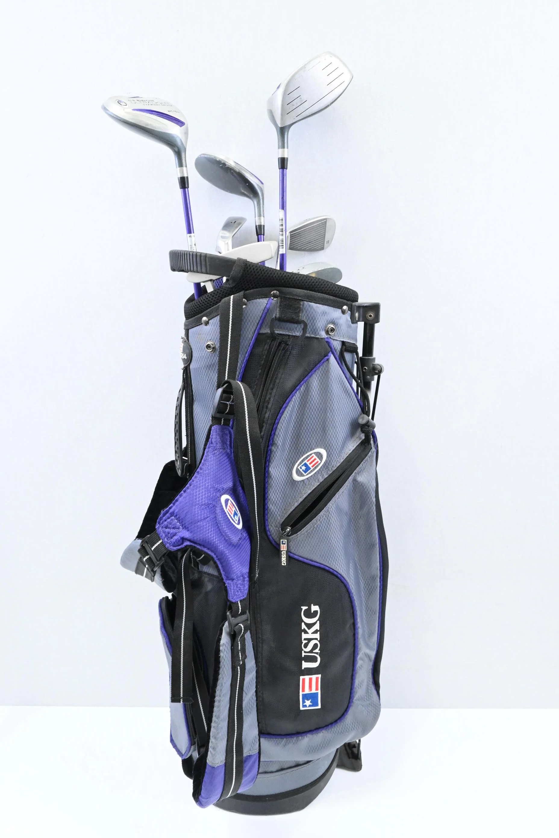 Junior US Kids WT-15 Package Set / Woods, Hybrid, Irons, Putter, Bag