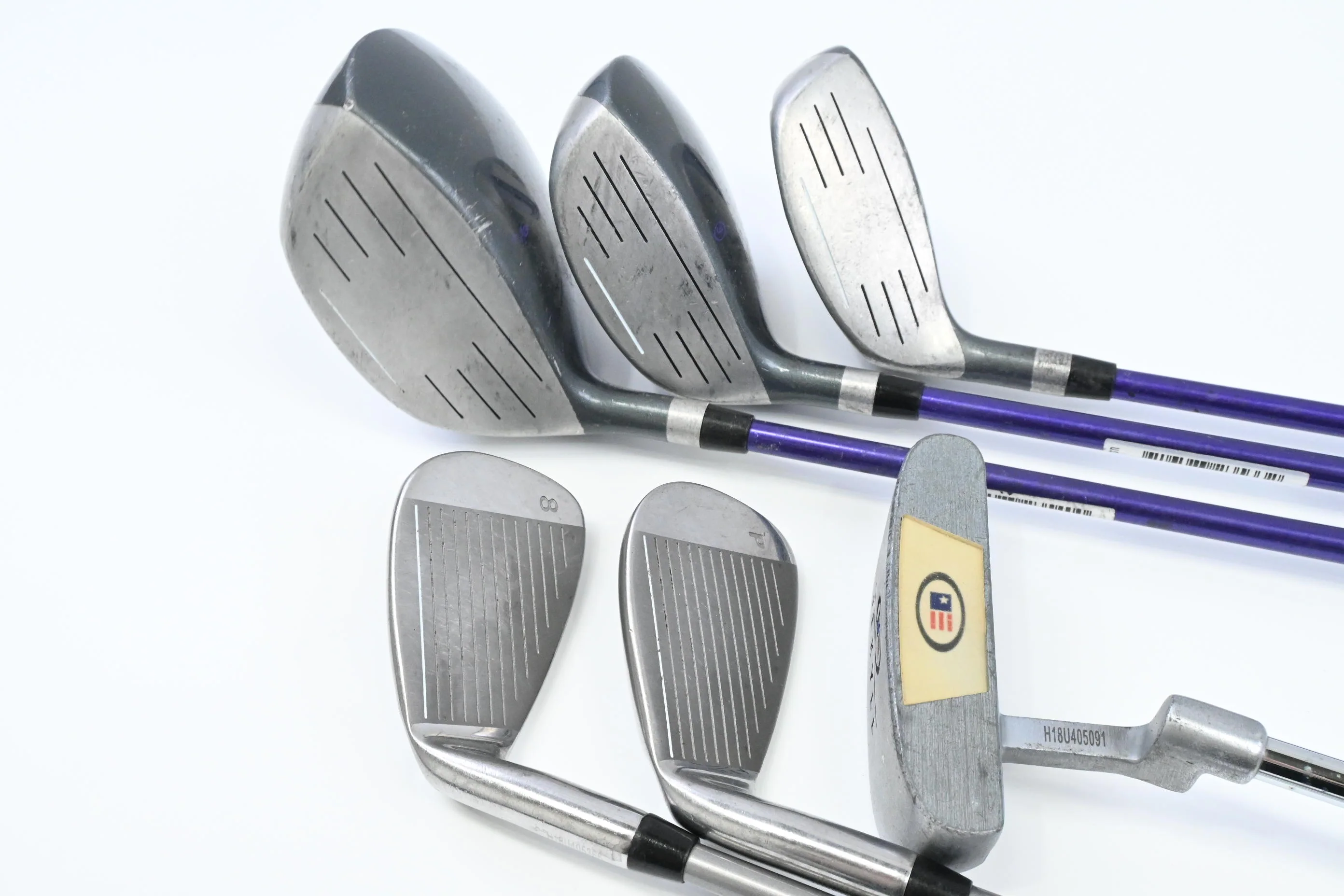 Junior US Kids WT-15 Package Set / Woods, Hybrid, Irons, Putter, Bag - Image 4