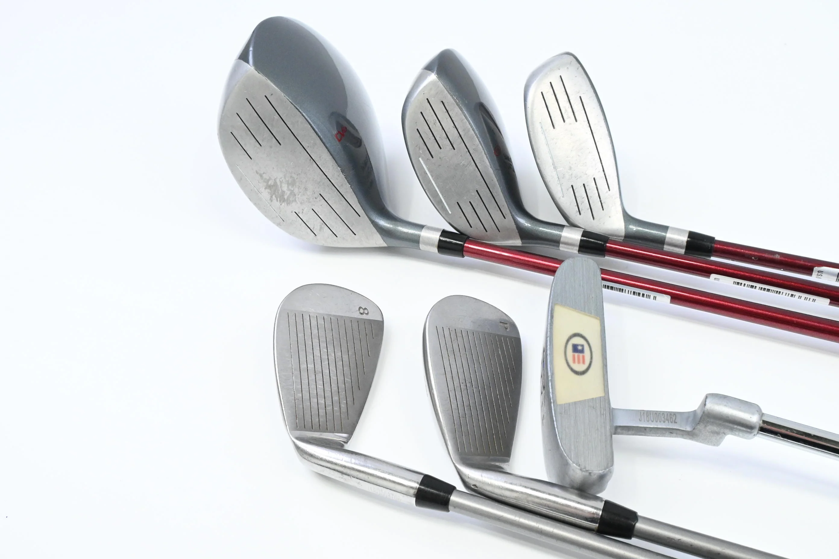 Junior US Kids WT-10 Package Set / Woods, Hybrid, Irons, Putter, Bag - Image 4
