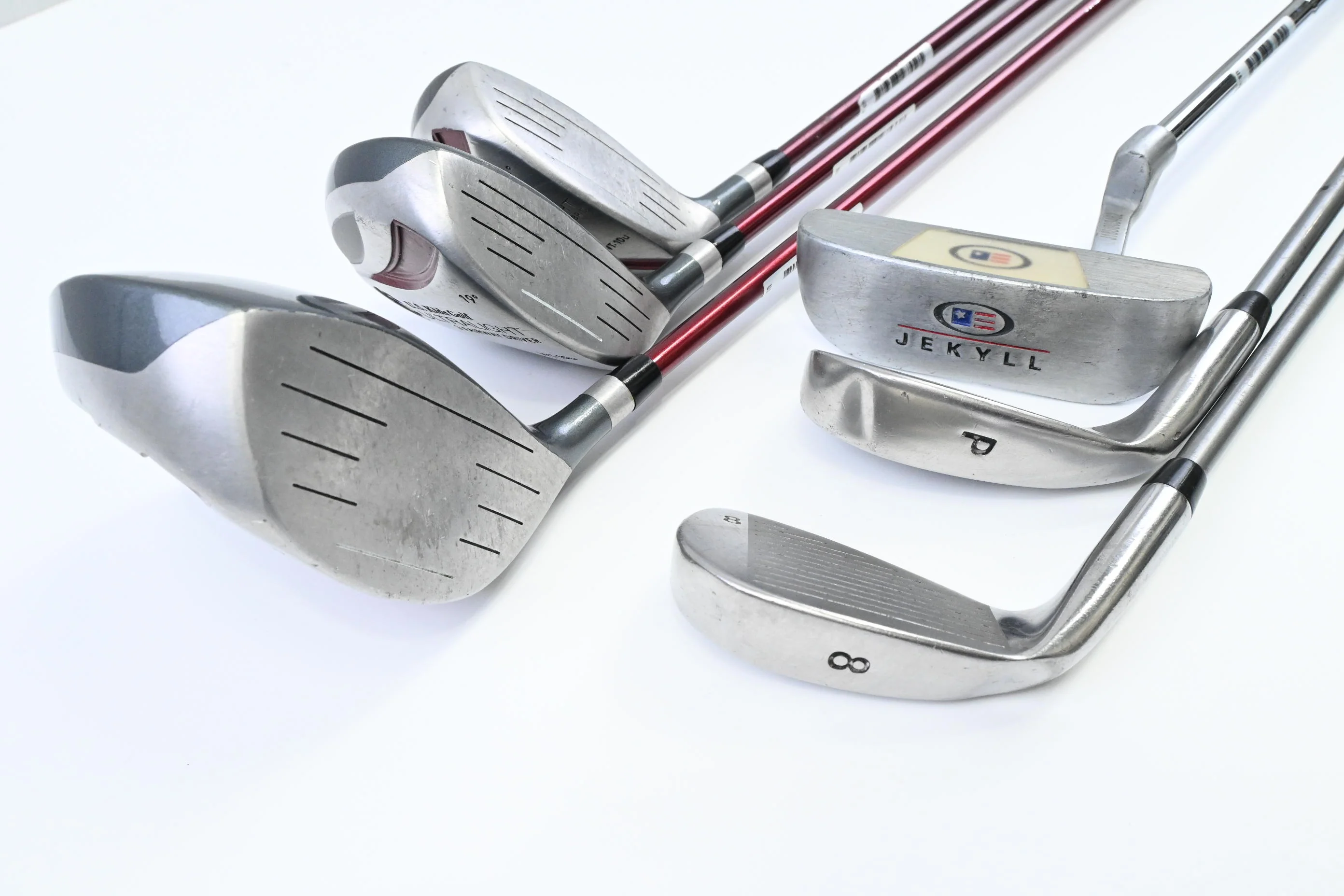Junior US Kids WT-10 Package Set / Woods, Hybrid, Irons, Putter, Bag - Image 5