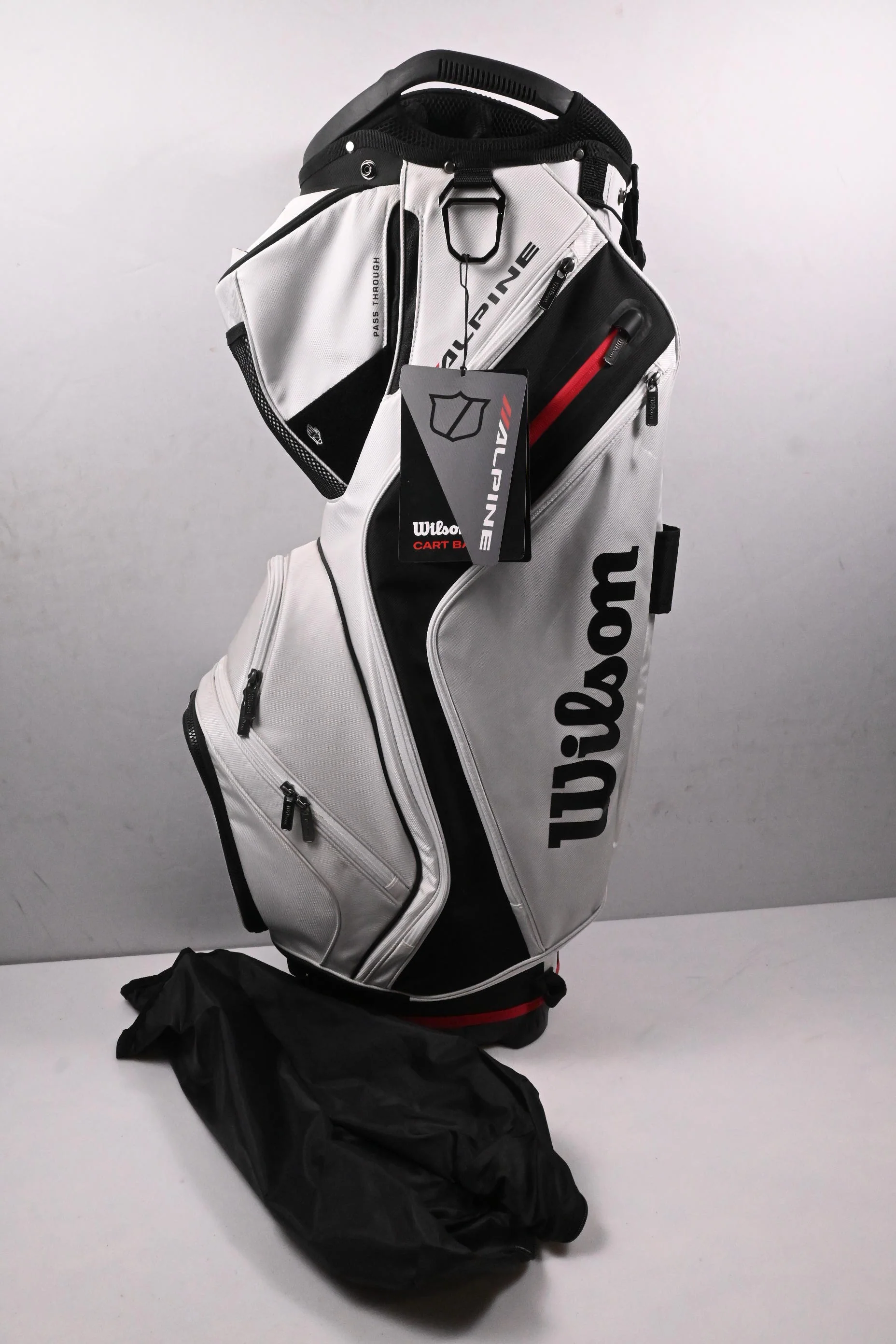 Wilson Alpine Cart Bag / 14-Way Divider / White, Black
