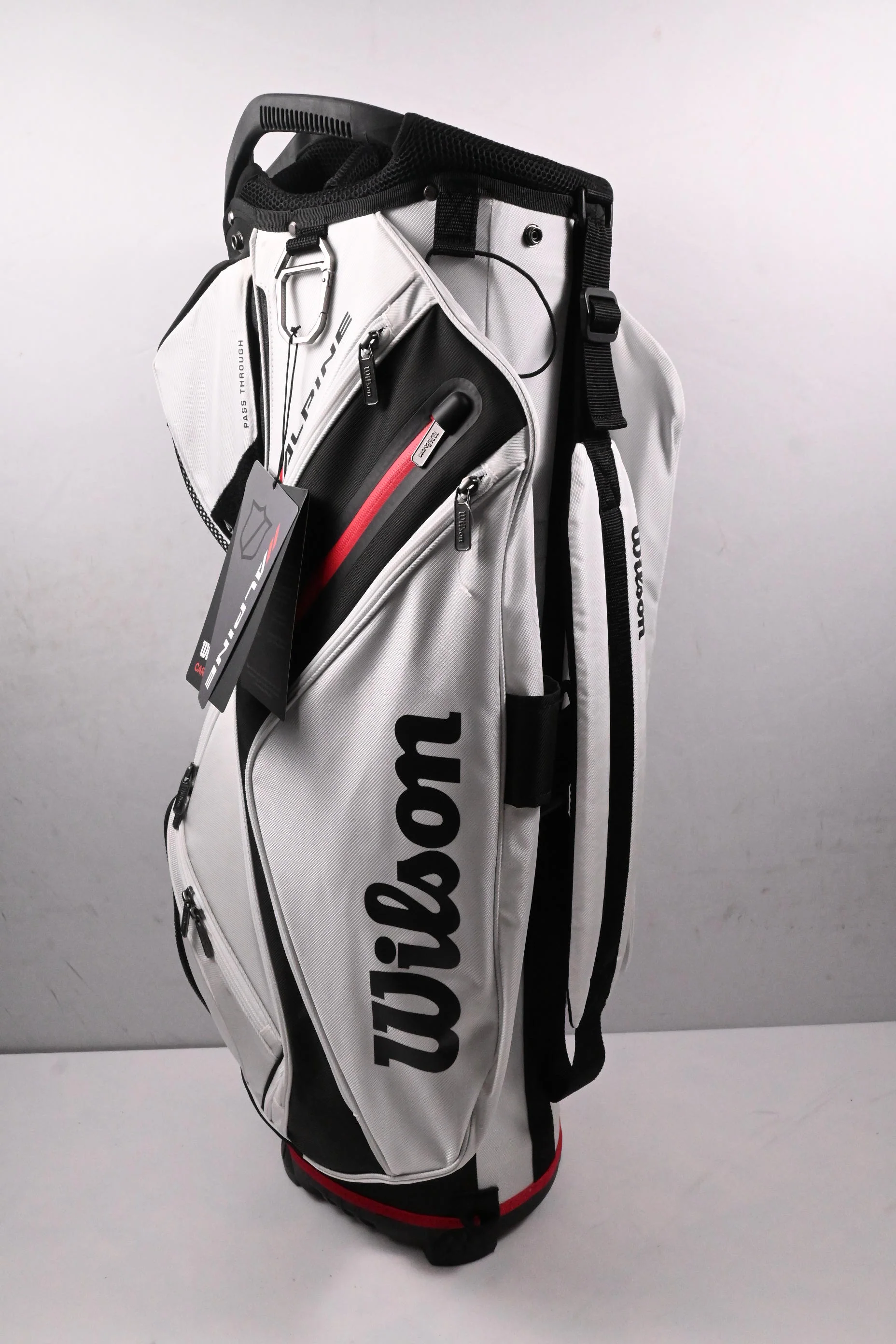 Wilson Alpine Cart Bag / 14-Way Divider / White, Black - Image 5