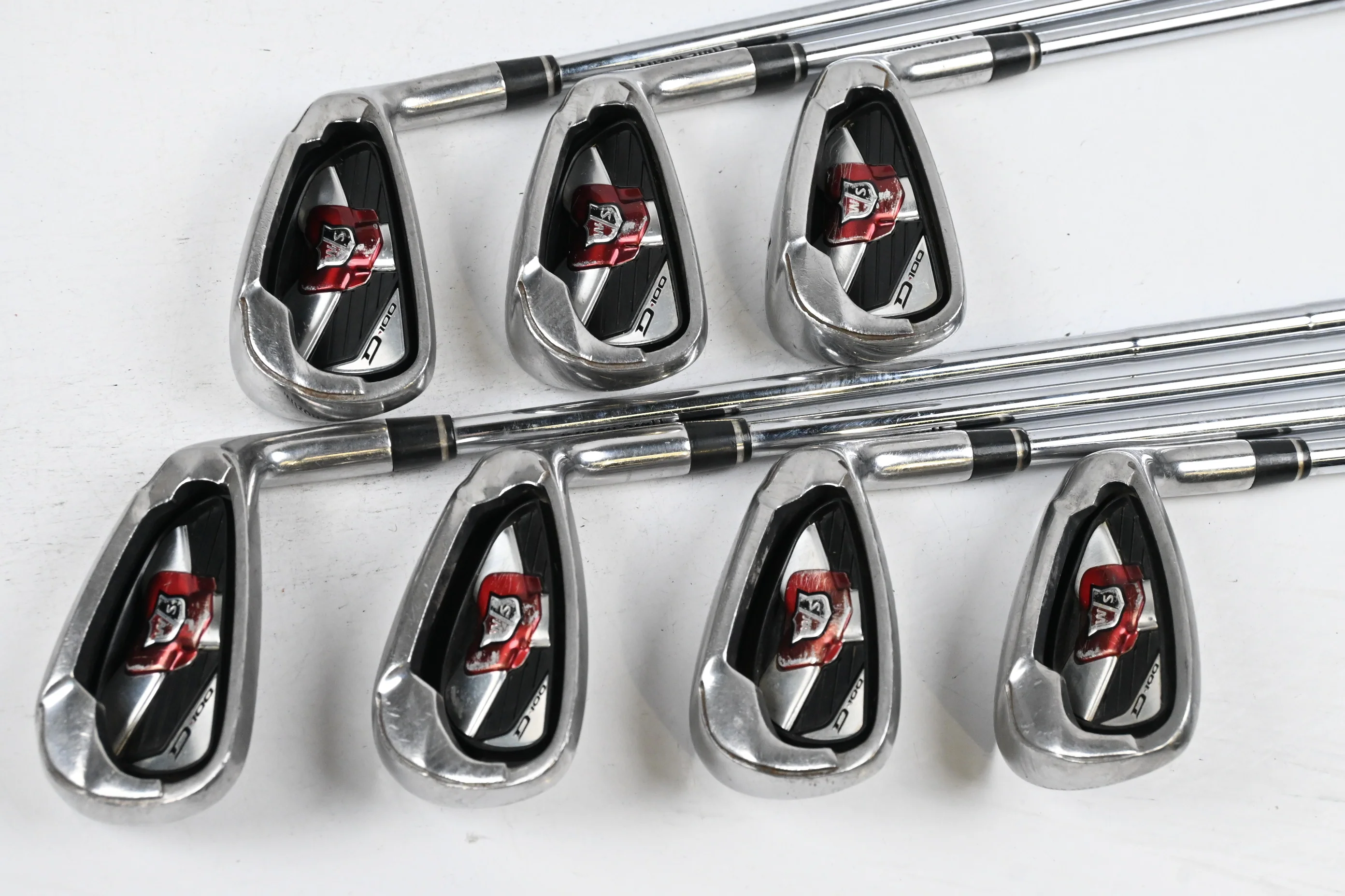 Wilson D100 Irons / 5-PW+SW / Uniflex Steel Shafts - Image 2
