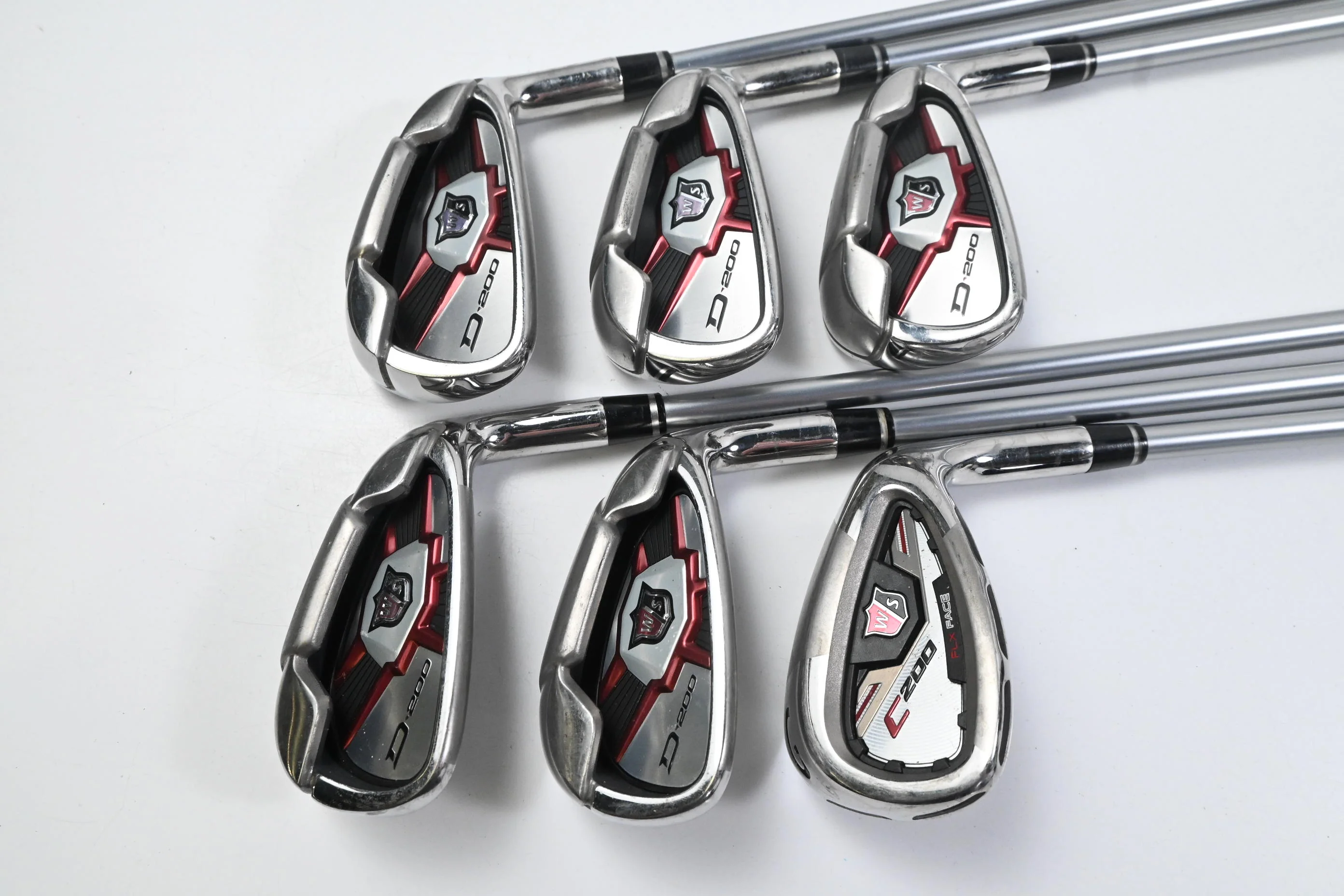 Wilson D200 Irons / 6-PW+GW / Regular Flex Aldila Rogue Pro 75 Shafts - Image 2