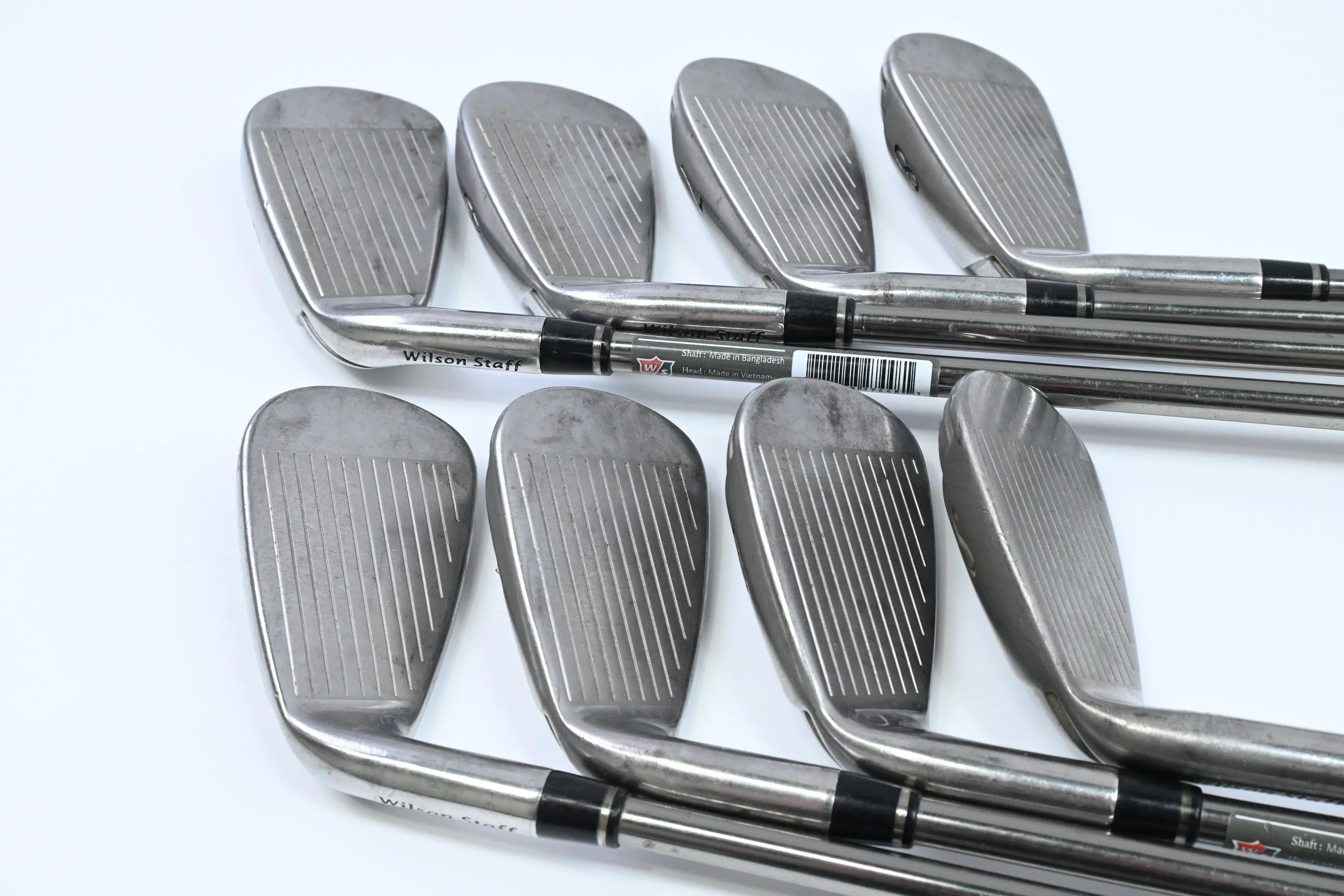 Wilson D200 Irons / 5-PW+GW+SW / Regular Flex UST Elements Chrome 59 Shafts - Image 3