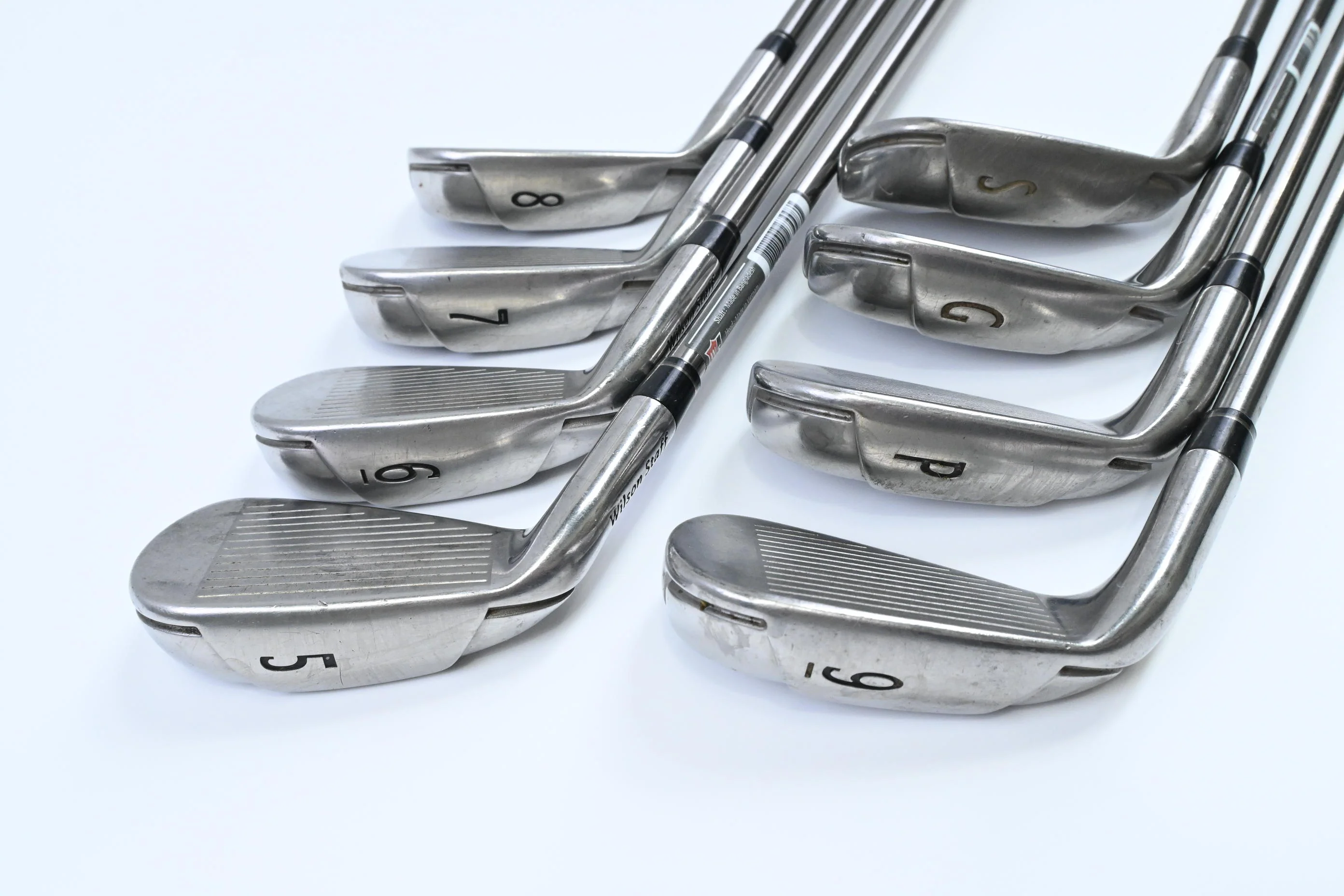 Wilson D200 Irons / 5-PW+GW+SW / Regular Flex UST Elements Chrome 59 Shafts - Image 4