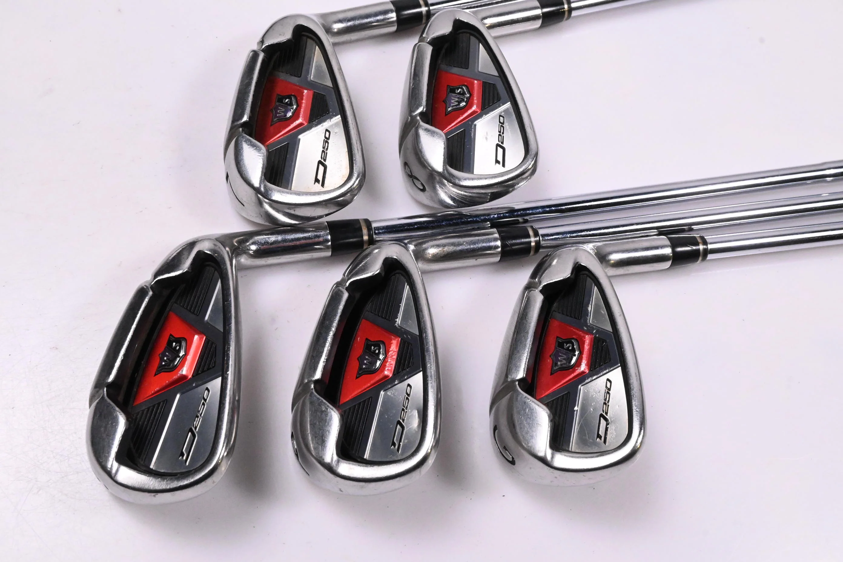 Wilson D250 Irons / 7-PW+GW / UniFlex Wilson Shafts - Image 2