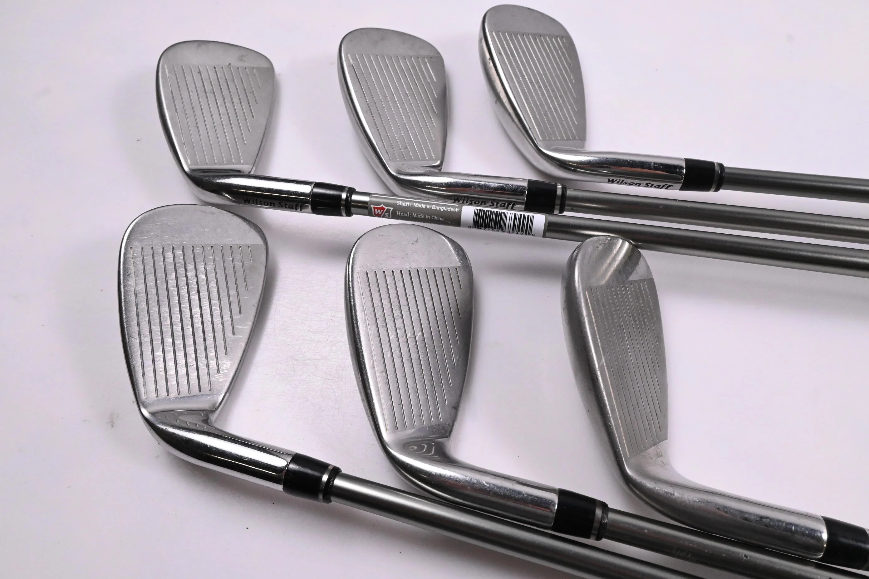 Wilson D350 Irons / 6-PW+SW / Regular Flex UST Elements Chrome 59 Shafts - Image 3
