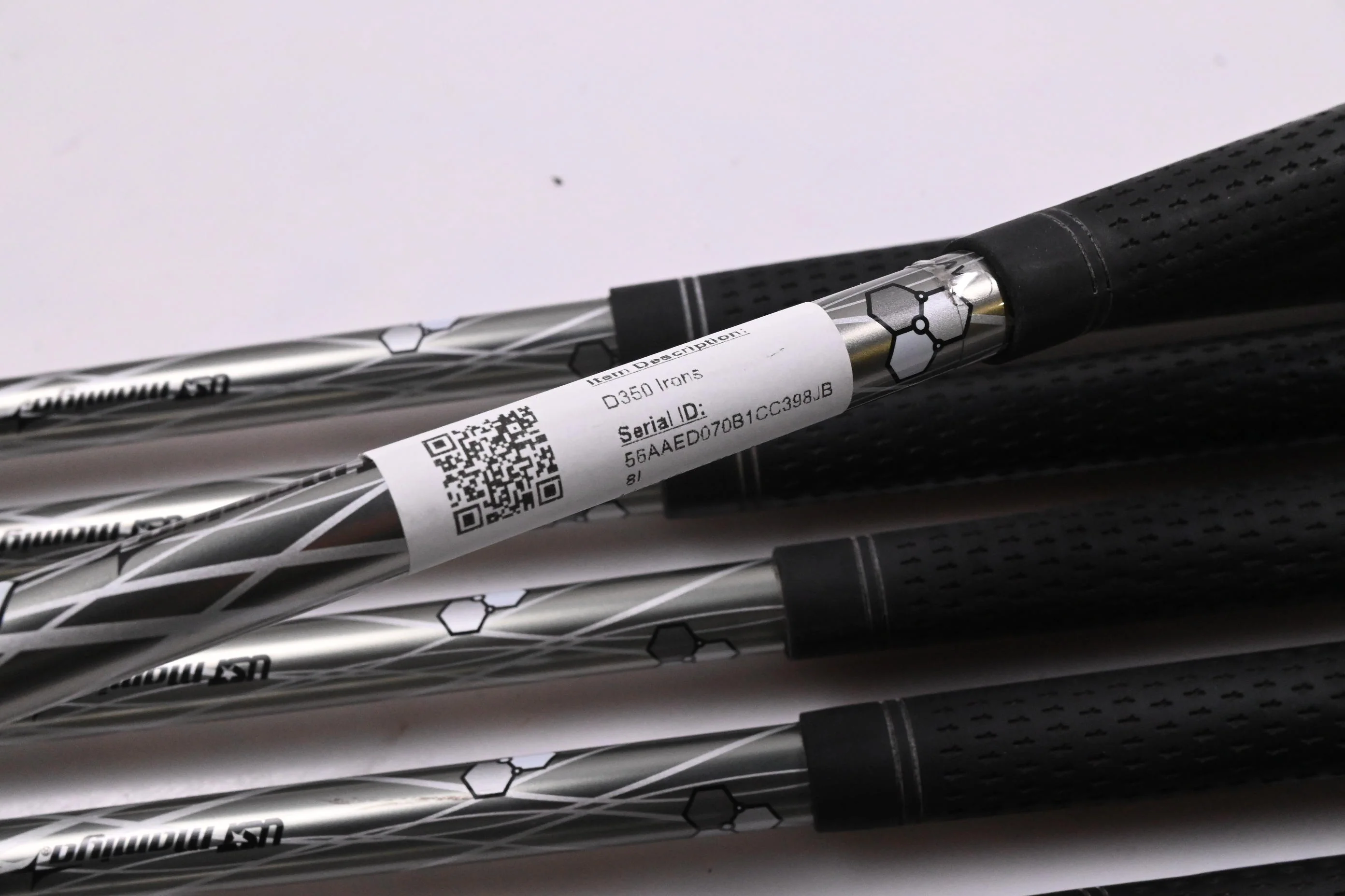 Wilson D350 Irons / 6-PW+SW / Regular Flex UST Elements Chrome 59 Shafts - Image 6