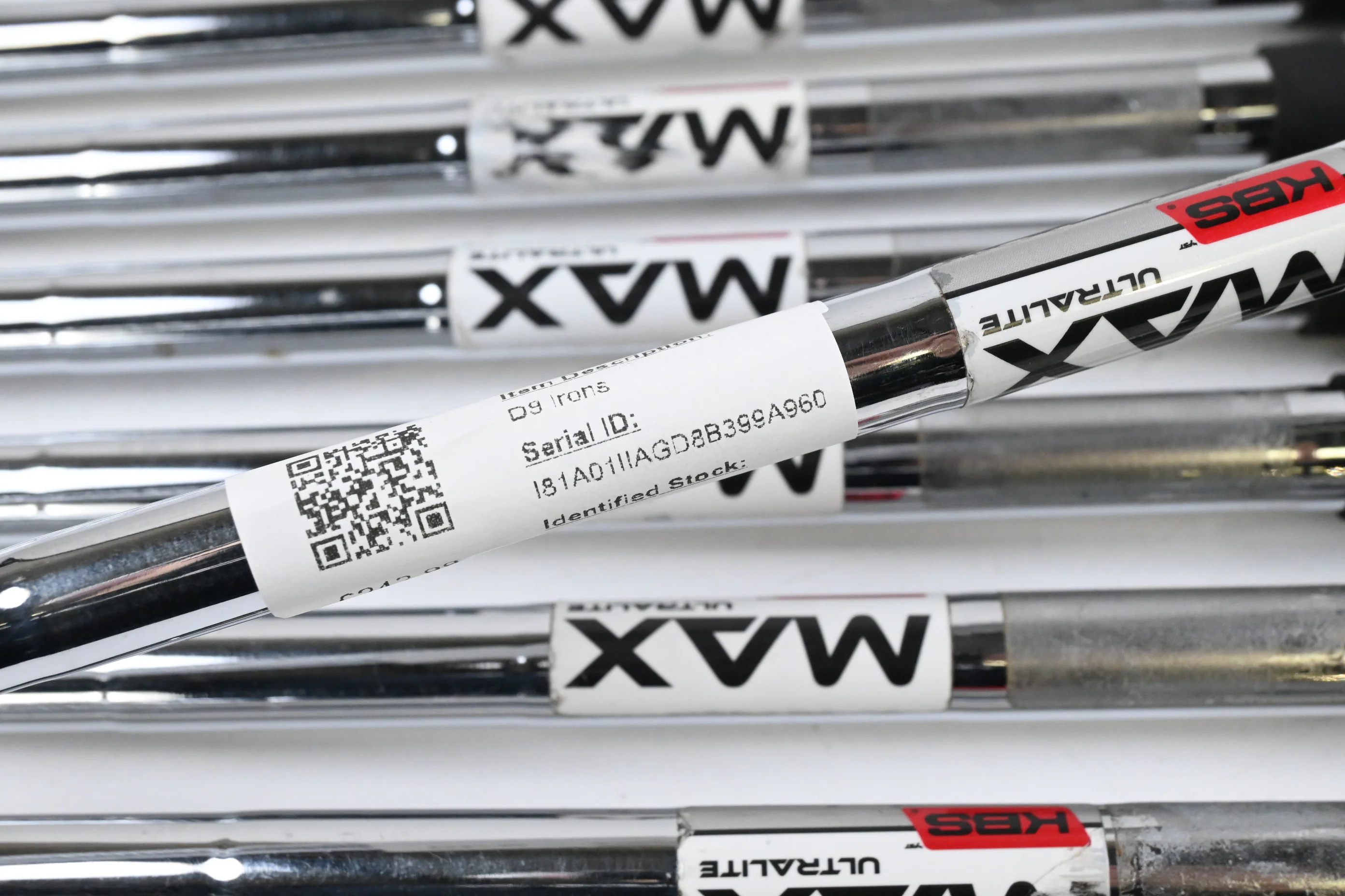 Left Hand Wilson D9 Irons / 5-PW+SW / Regular Flex KBS MAX Ultralite Shafts - Image 6