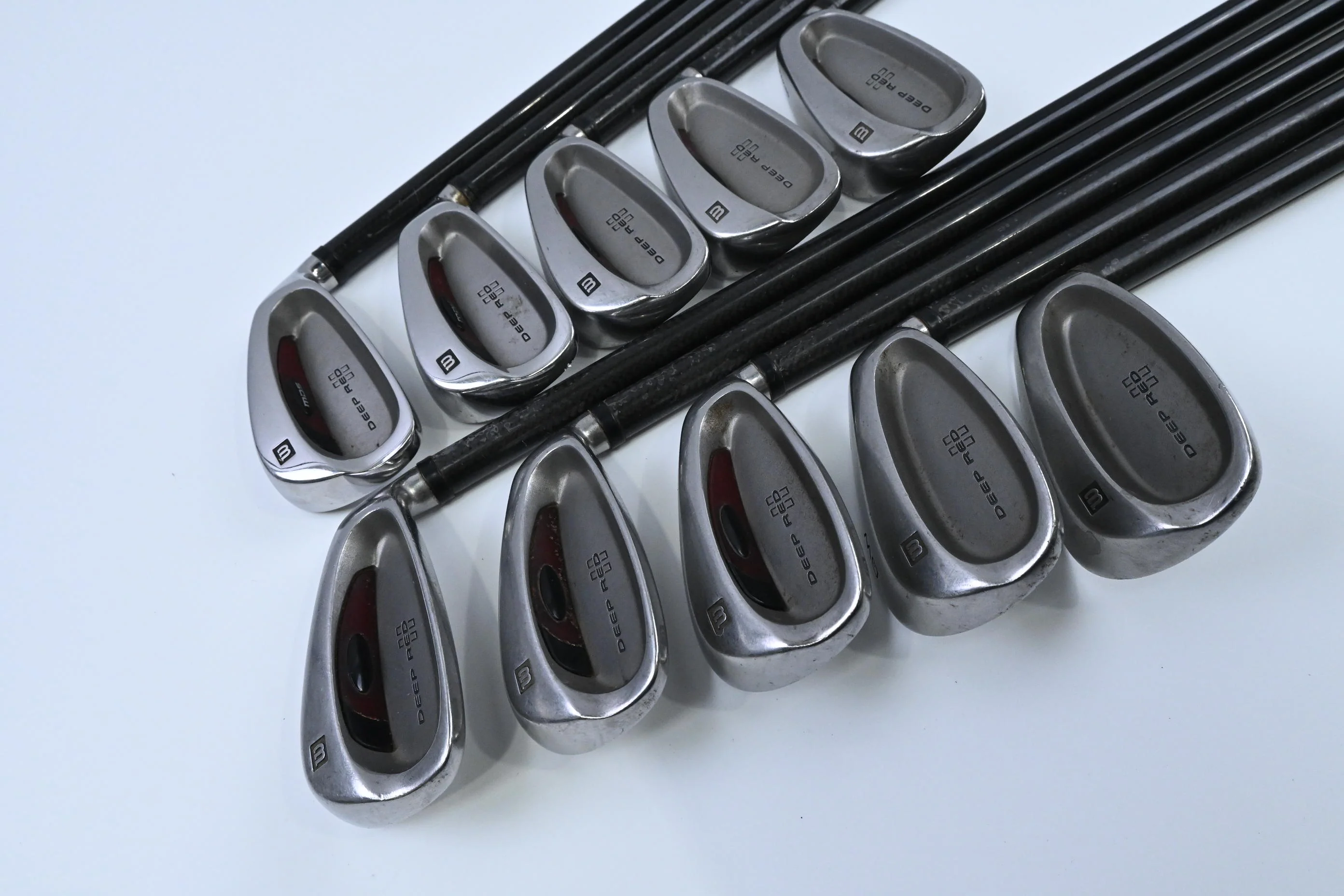 Wilson Deep Red Irons / 3-PW+GW+SW / Regular Flex Wilson Tri-Ply .535 Shafts - Image 2