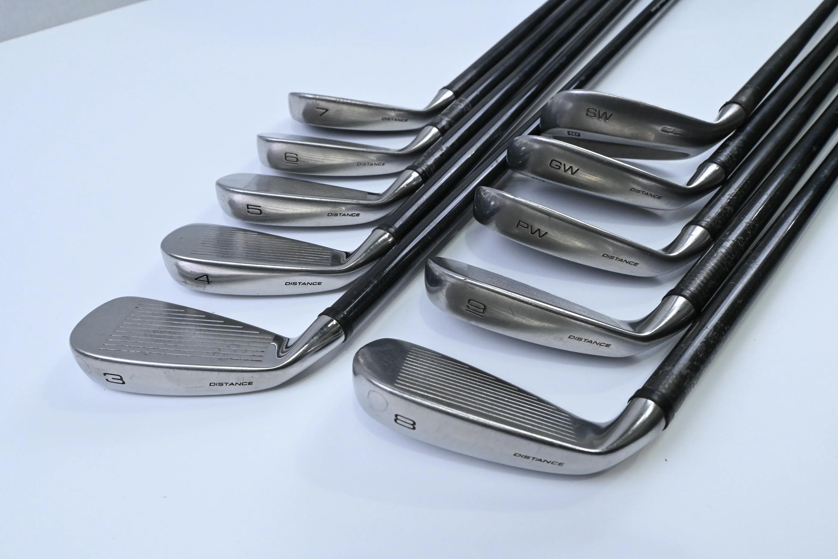 Wilson Deep Red Irons / 3-PW+GW+SW / Regular Flex Wilson Tri-Ply .535 Shafts - Image 4