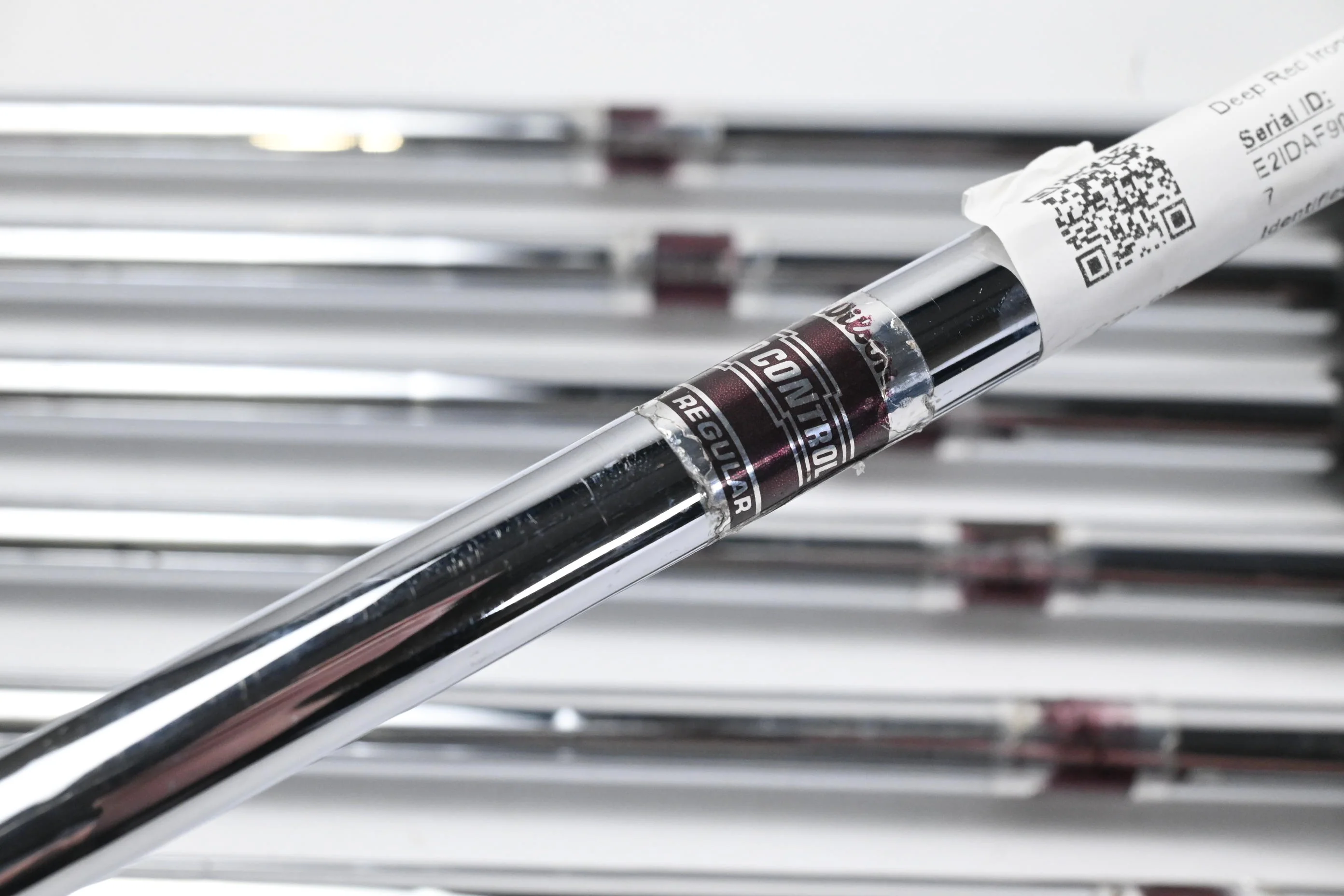 Wilson Deep Red Irons / 4-PW / Regular Flex Wilson Step Control 450 Shafts - Image 5