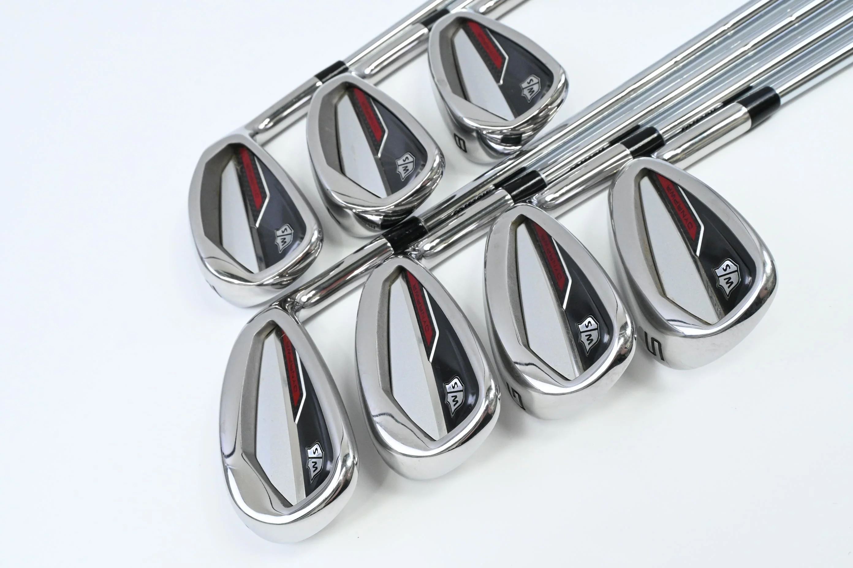 Wilson Dynapower 2023 Irons / 6-PW+GW+SW / Stiff Flex KBS Tour Lite Shafts - Image 2