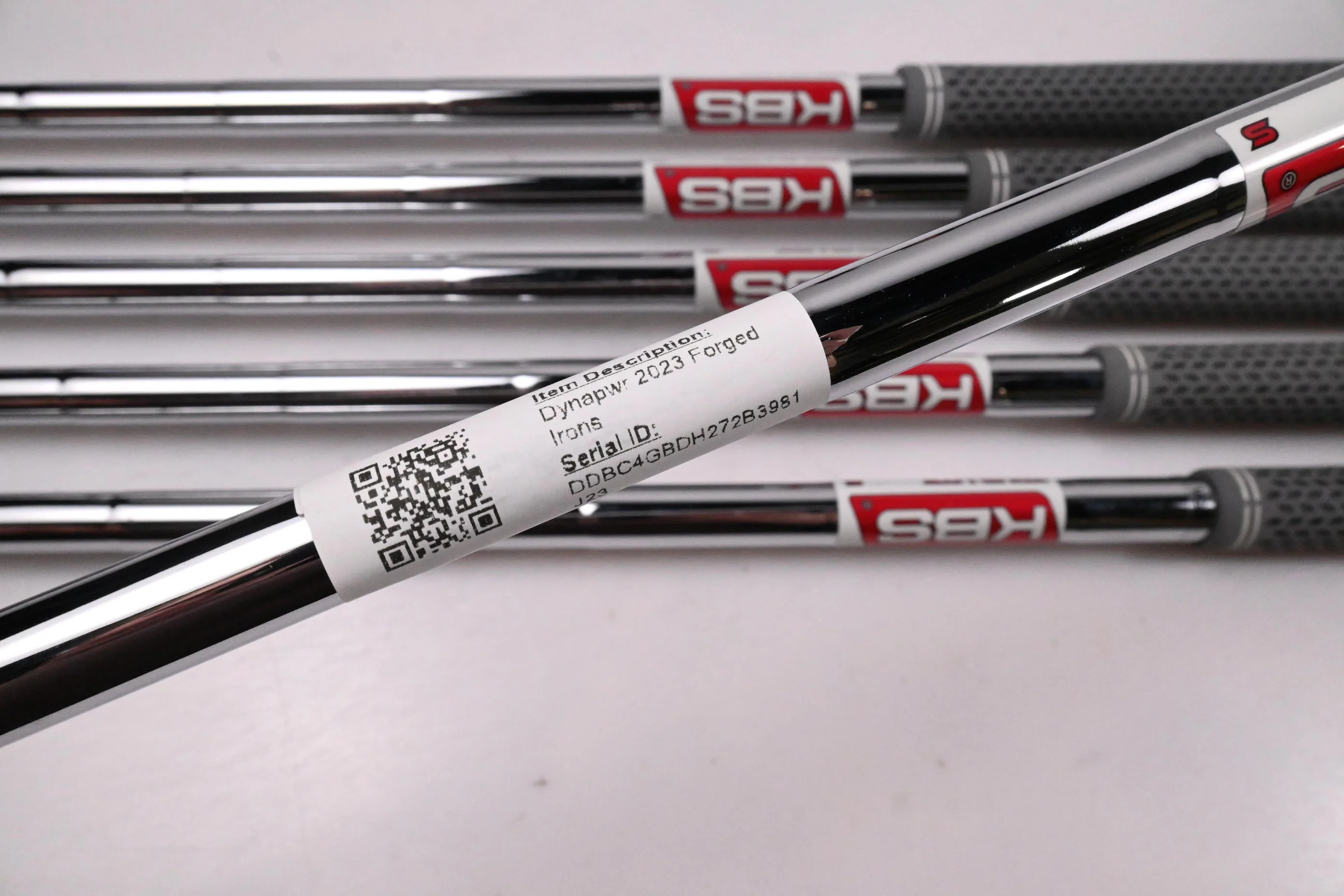 Wilson Dynapwr 2023 Forged Irons / 5-PW / Stiff Flex KBS Tour Lite Shafts - Image 6