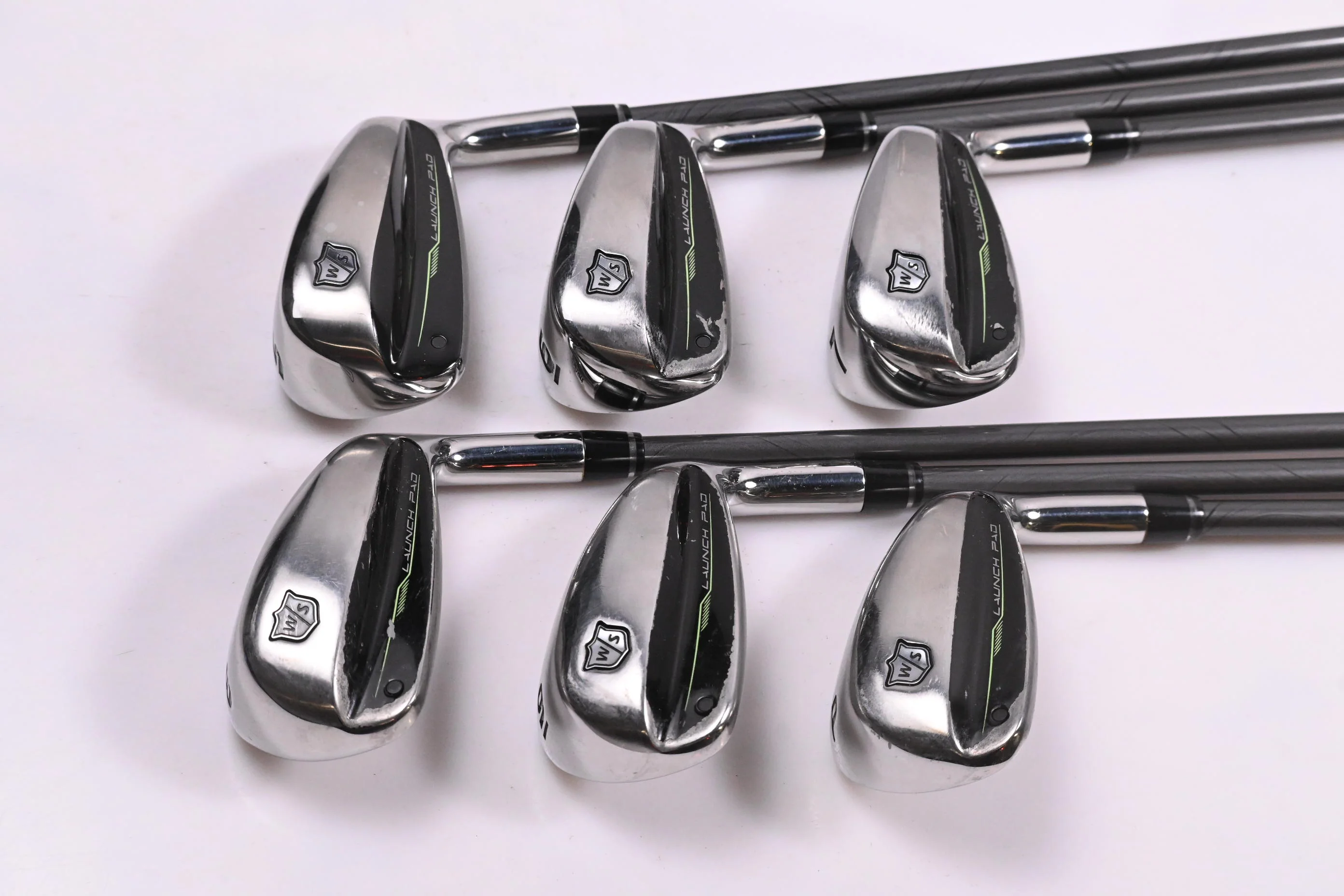 Wilson Launch Pad 2022 Irons / 5-PW / Regular Flex Evenflow 65 Shafts - Image 2