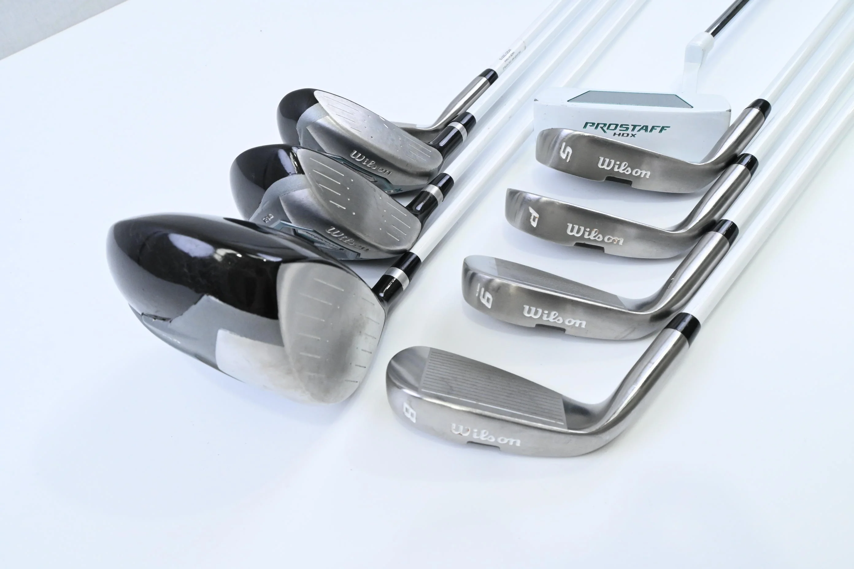 Ladies Wilson Prostaff HDX Package Set / Woods, Hybrird, Irons, Putter, Bag - Image 5