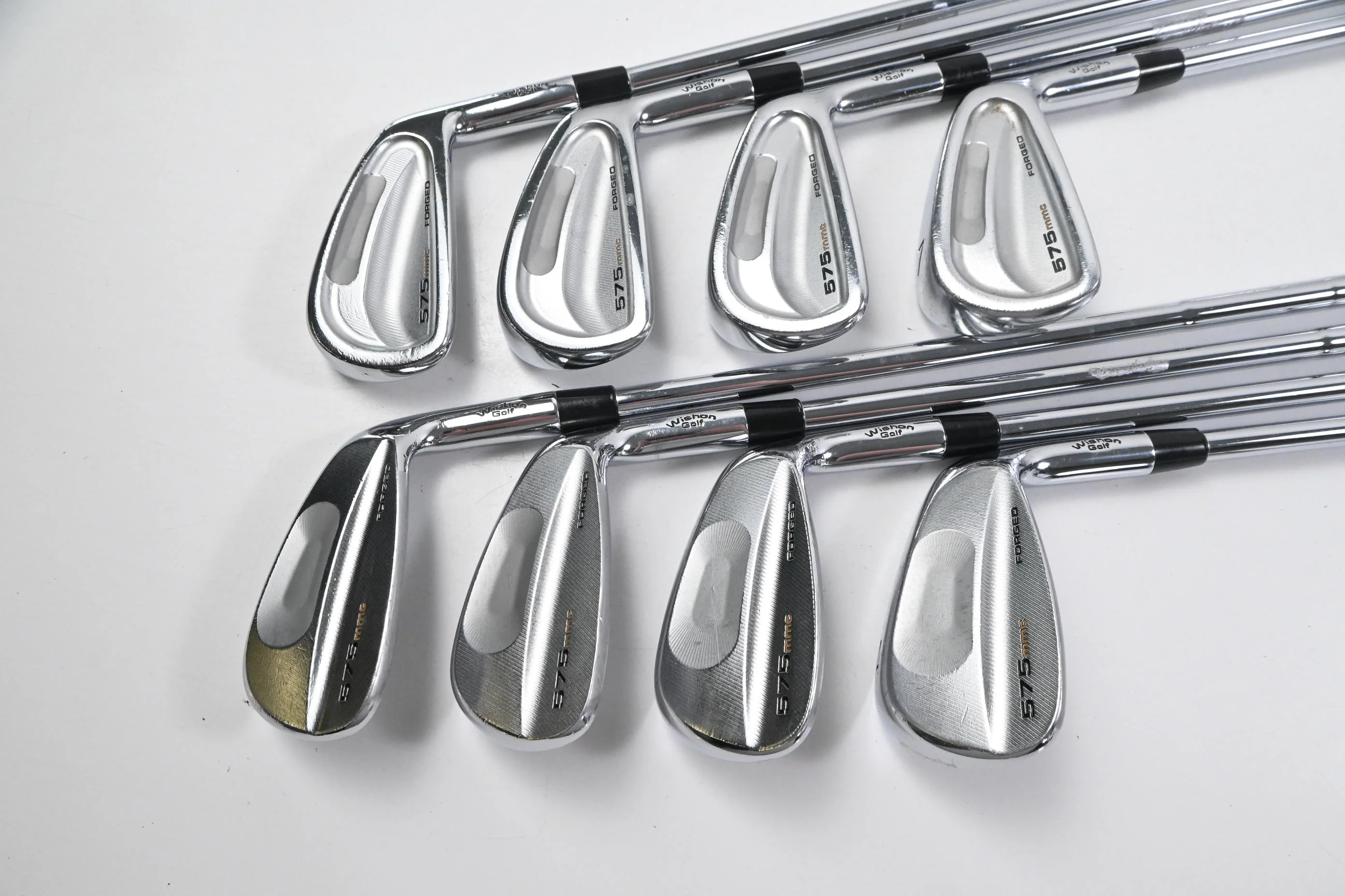 Wishon 575 MMC Forged Irons / 4-PW+AW / Regular Flex Dynamic Golf R300 Shafts - Image 2