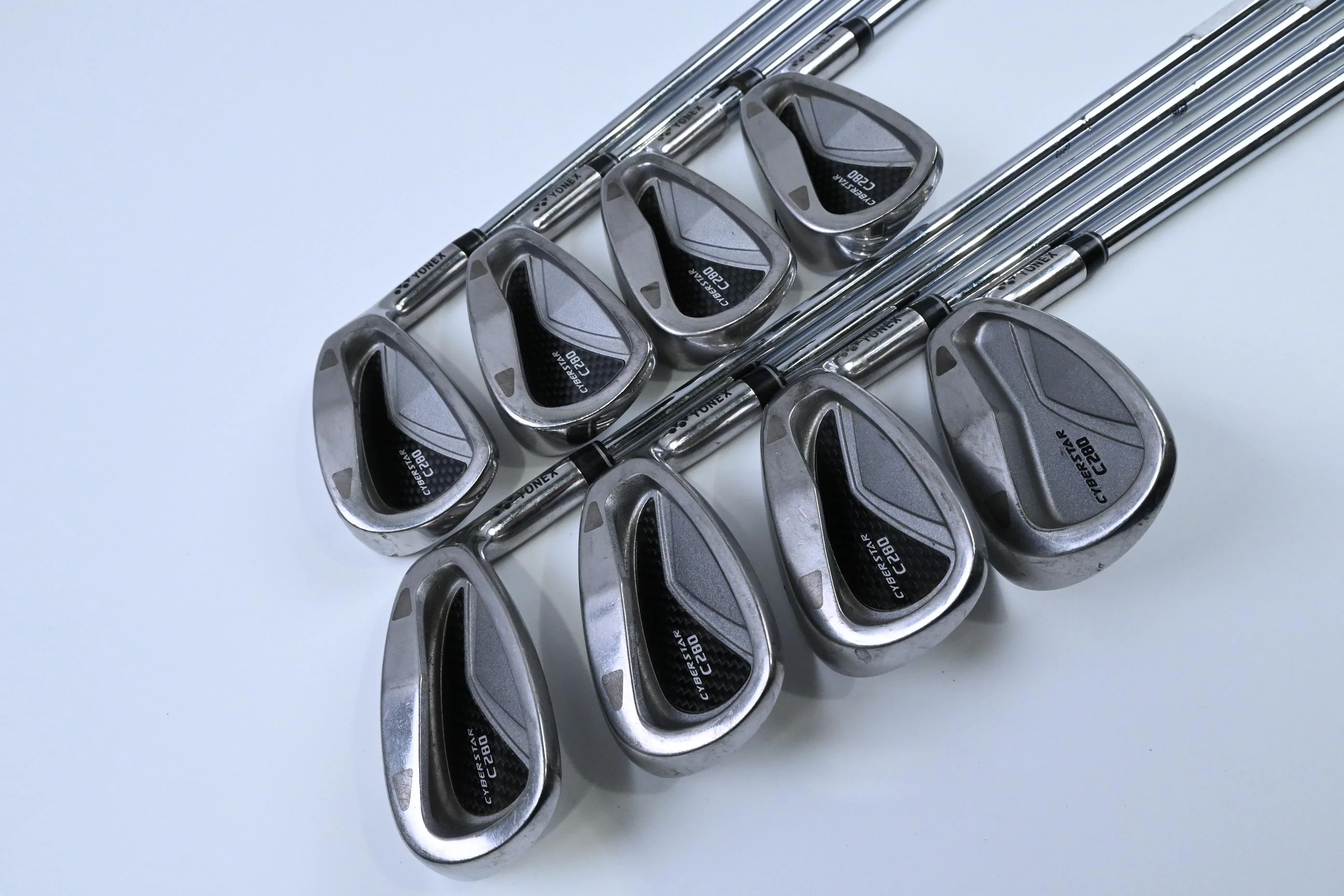 Yonex Cyberstar C280 Irons / 4-PW+SW / Stiff Flex Yonex Cyberstar Shafts - Image 2