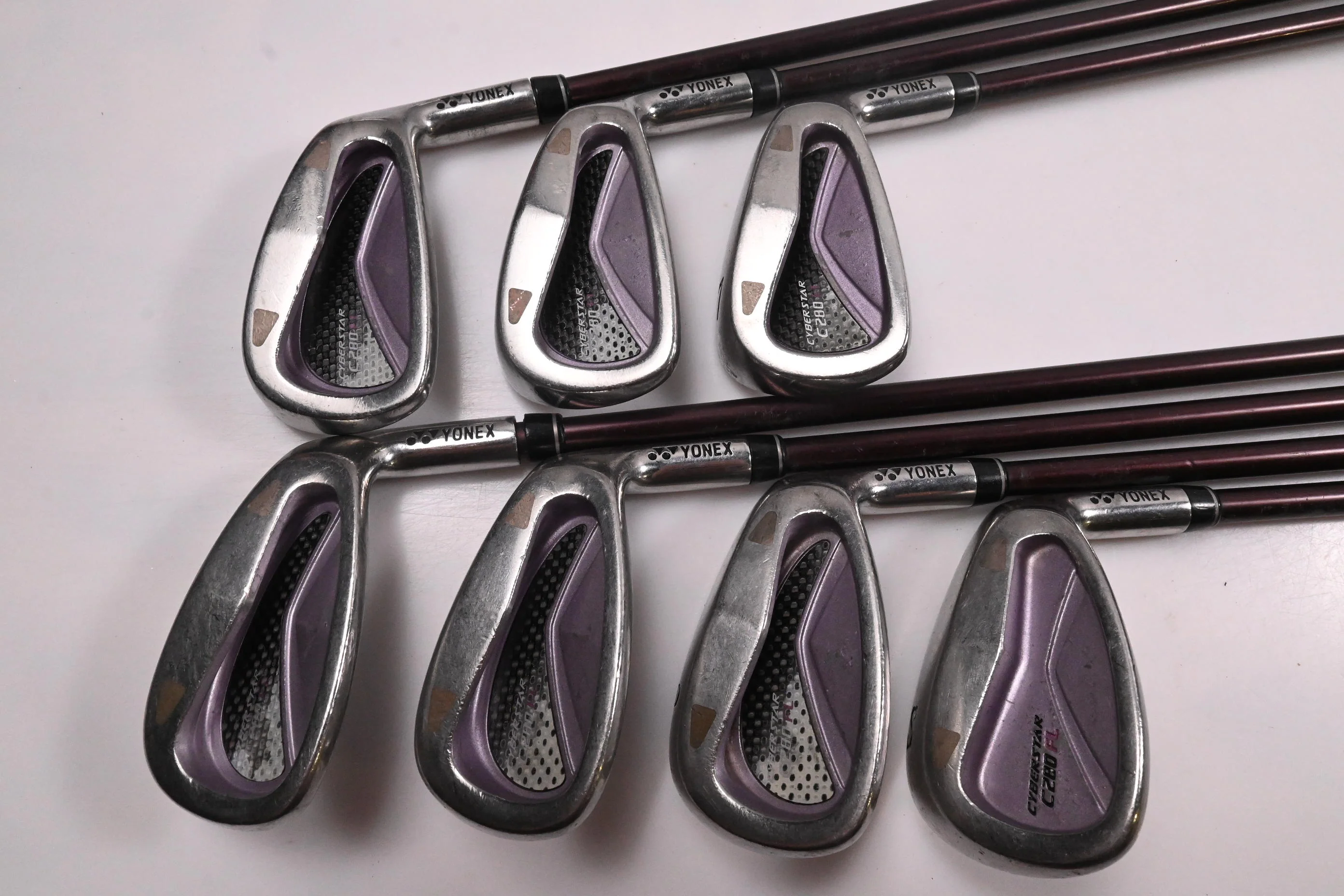Ladies Yonex Cyberstar C280 Irons / 5-PW+SW / Ladies Flex Yonex HS 60 Shafts - Image 2